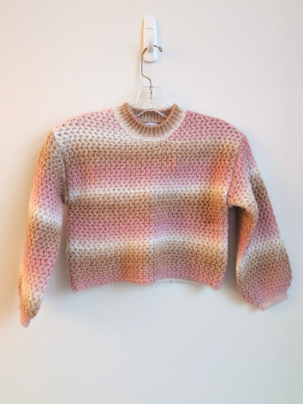 NWT ZARA Girls Ombre Chunky Knit Sweater | Size 8/9